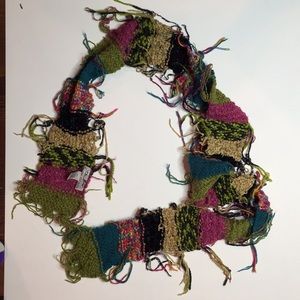 Steve Madden Knitted Colorful Scarf